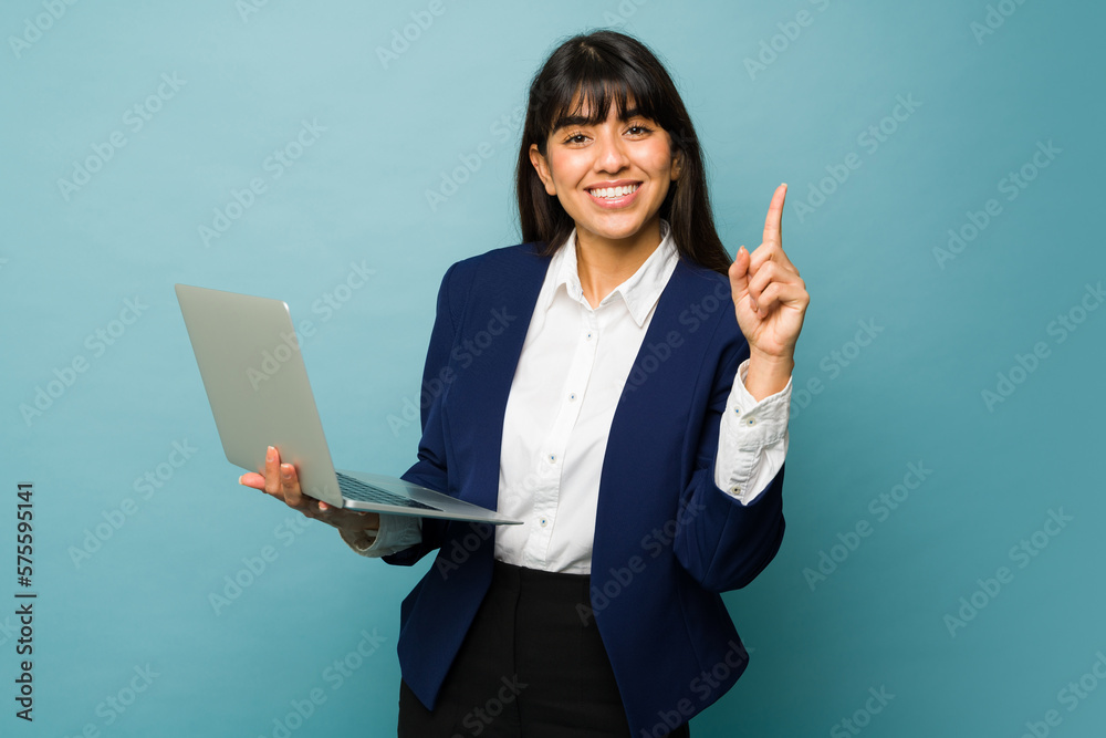 Smart young woman having a successful business Smart young woman having a successful business