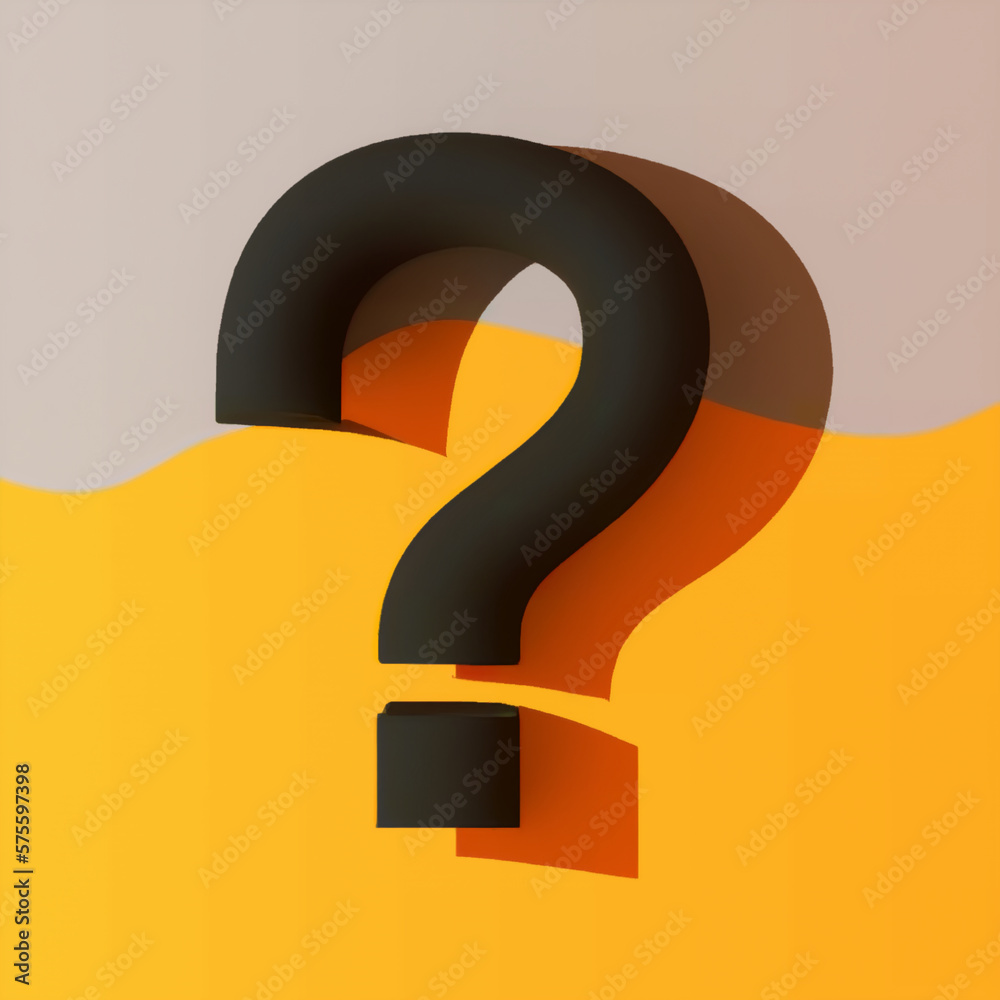 Large black question mark Large black question mark