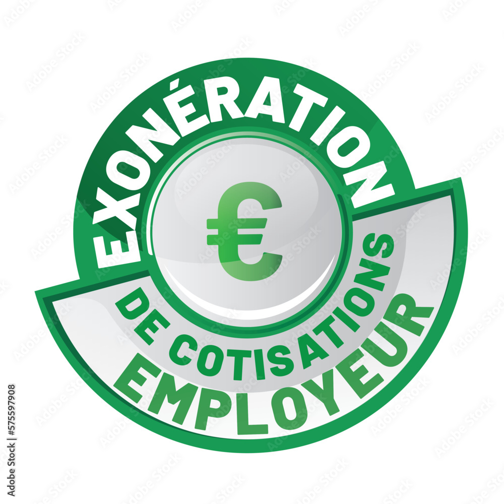 icone exonération - exonération de cotisations employeur icone exonération - exonération de cotisations employeur