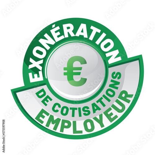icone exonération - exonération de cotisations employeur