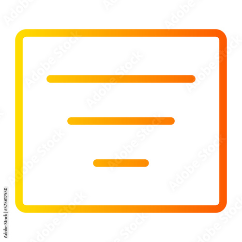 center alignment icon