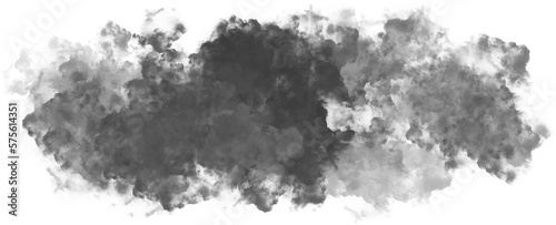 transparent abstract black smoke illustration