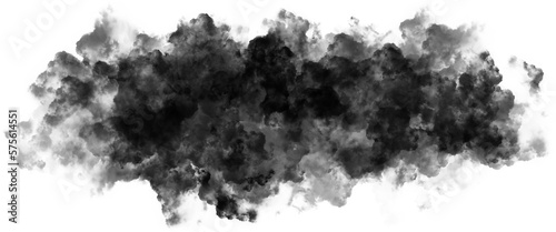 drifting black smoke illustration