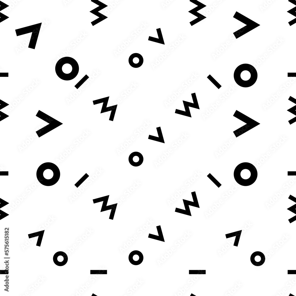 Geometric Shape Seamless Pattern Memphis Style Geometric Shape Seamless Pattern Memphis Style