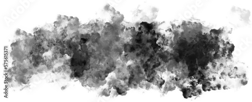 isolated black cloud illustration