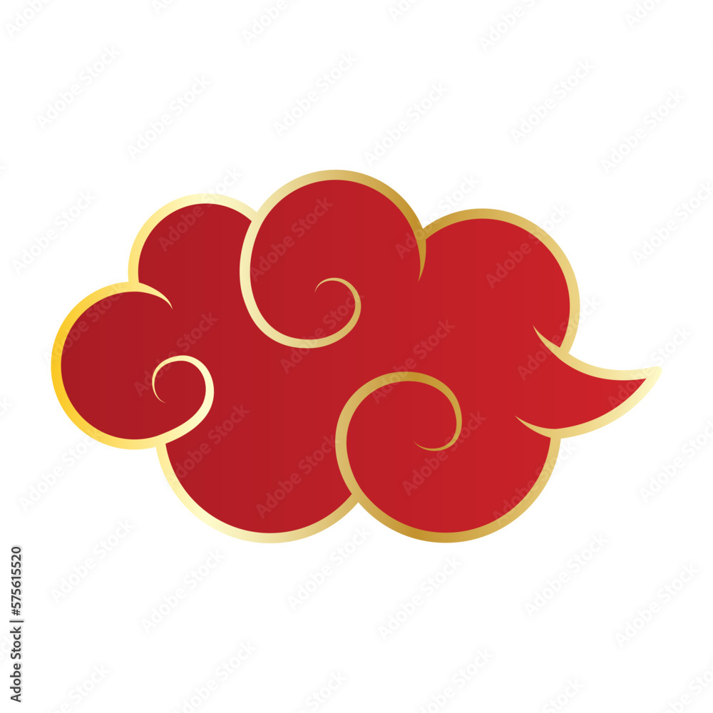 Red chinese cloud Red chinese cloud