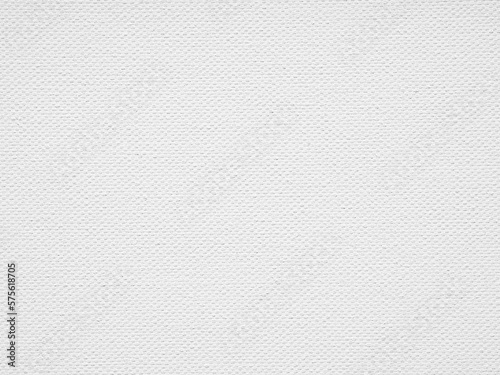 Light clean watercolor art canvas for painting background. White soft matte linen canvas texture. Matt full frame backdrop wallpaper of art and stationery work. Pattern of mint woolen felt.