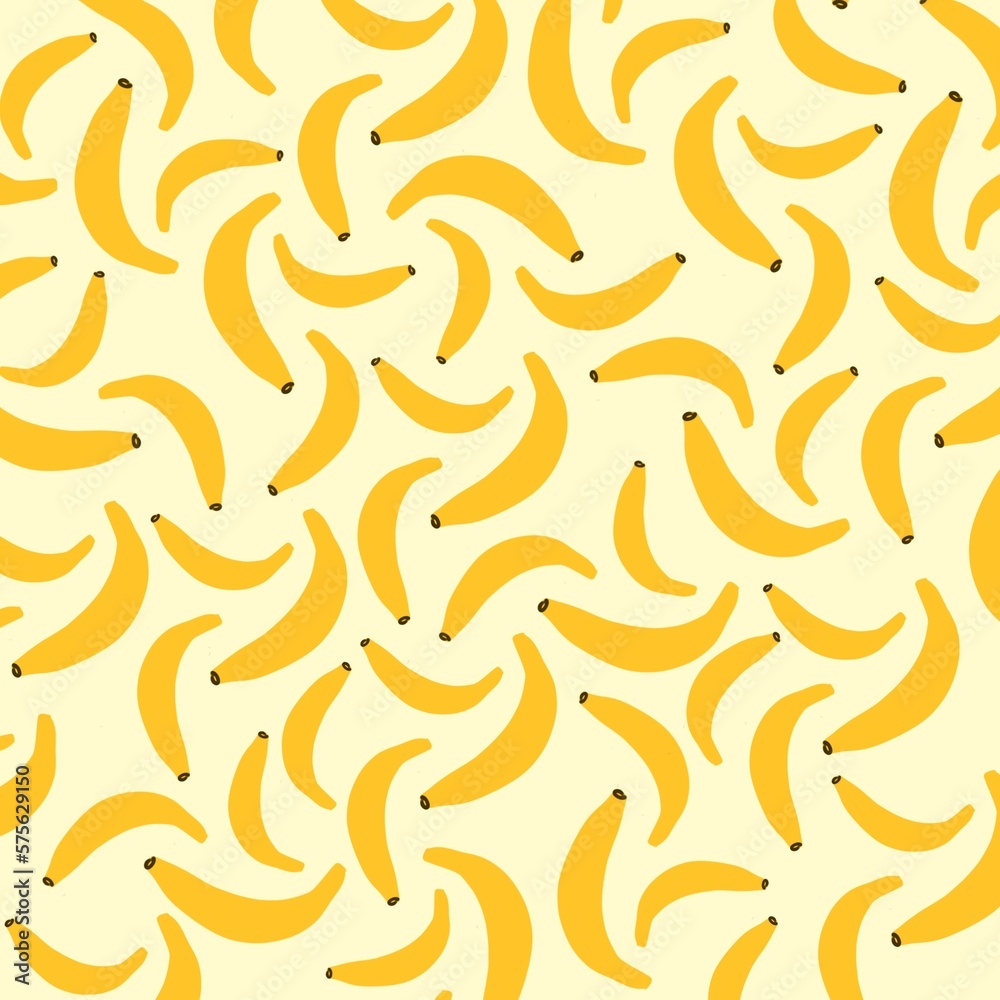 Banana pattern illustration. For background, presentations, business cards, health products package. Banana pattern illustration. For background, presentations, business cards, health products package.