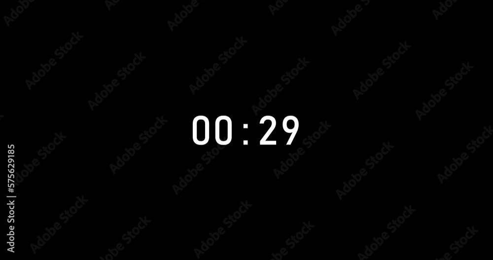 1 seconds digital timer countdown animation is isolated on black background. countdown timer, 1 sec stopwatch animation template video footage 1 seconds digital timer countdown animation is isolated on black background. countdown timer, 1 sec stopwatch animation template video footage