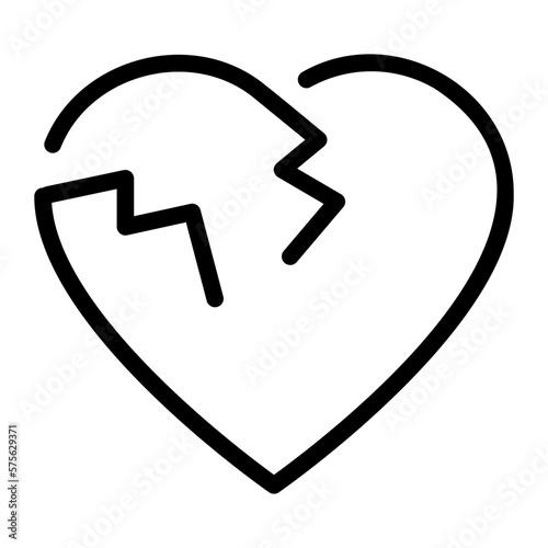 broken heart icon