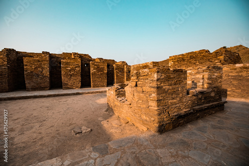 Ancient Buddhist monastery complex Takht-i-Bhai  archaeological site in Khyber-Pakhtunkhwa province of Pakistan
