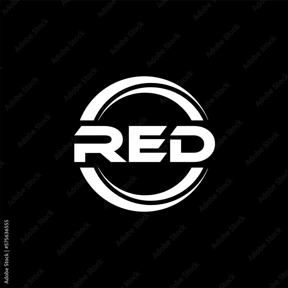 RED letter logo design with black background in illustrator, vector logo modern alphabet font overlap style. calligraphy designs for logo, Poster, Invitation, etc. RED letter logo design with black background in illustrator, vector logo modern alphabet font overlap style. calligraphy designs for logo, Poster, Invitation, etc.