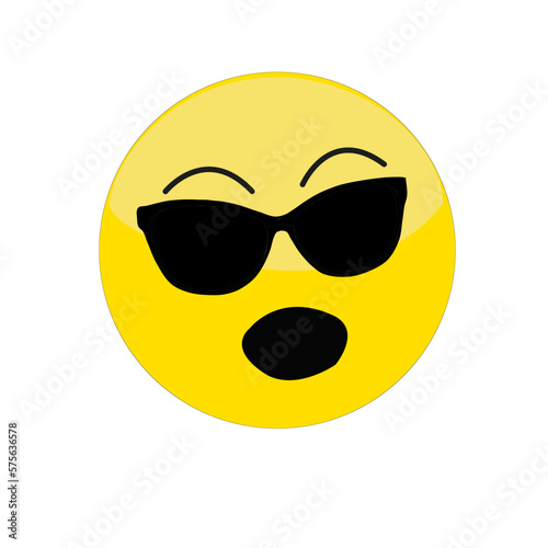 Expression de visage sur émoticône