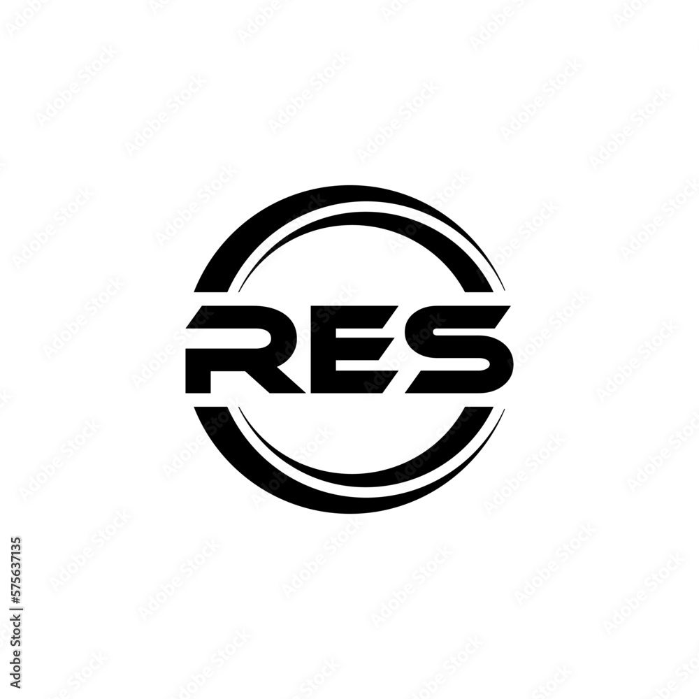 RES letter logo design with white background in illustrator, vector logo modern alphabet font overlap style. calligraphy designs for logo, Poster, Invitation, etc. RES letter logo design with white background in illustrator, vector logo modern alphabet font overlap style. calligraphy designs for logo, Poster, Invitation, etc.