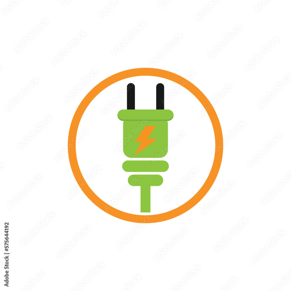 Free vector flat design energy logo template Free vector flat design energy logo template