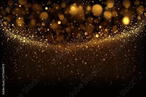 Beautiful Glittering Confetti Background, Generative AI