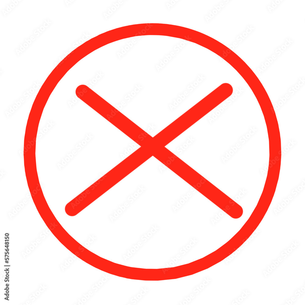 stop sign isolated on white