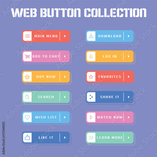 cta web button collection	
