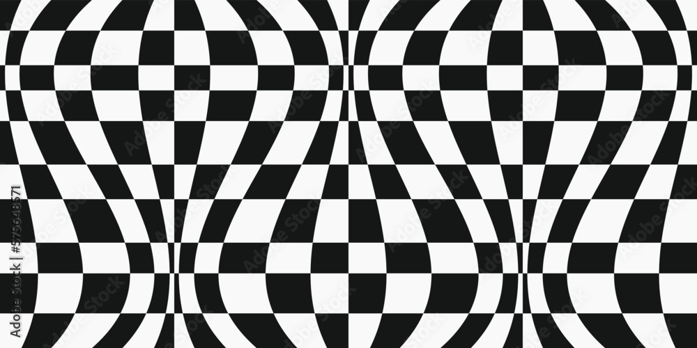 Checkerboard convex pattern. Black white colors, checkered seamless and vector pattern. Checkerboard convex pattern. Black white colors, checkered seamless and vector pattern.