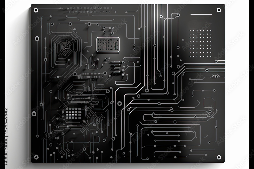 Fototapeta premium circuit board background, Black circuit diagram, circuit, board, vector, computer, illustration, icon, technology, design, set, alphabet, chip, symbol, electronic, printed, science, pattern,
