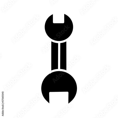 Solid SPANNER design vector icon