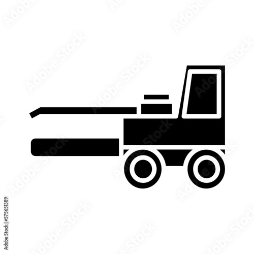 Solid TRENCHER design vector icon