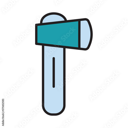 Filled Line HATCHET design vector icon