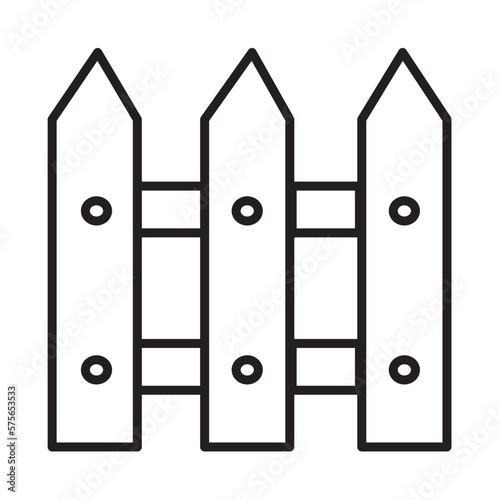 FENCE design vector icon