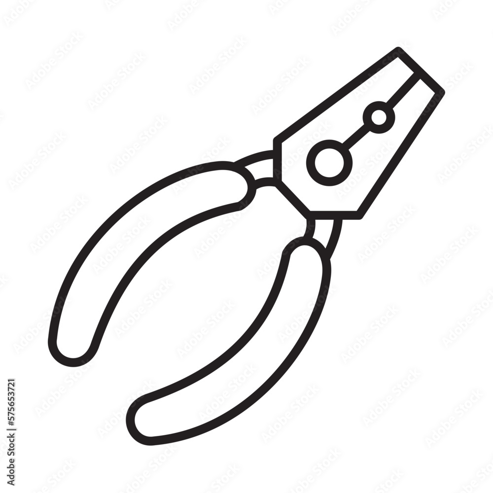 PLIERS design vector icon