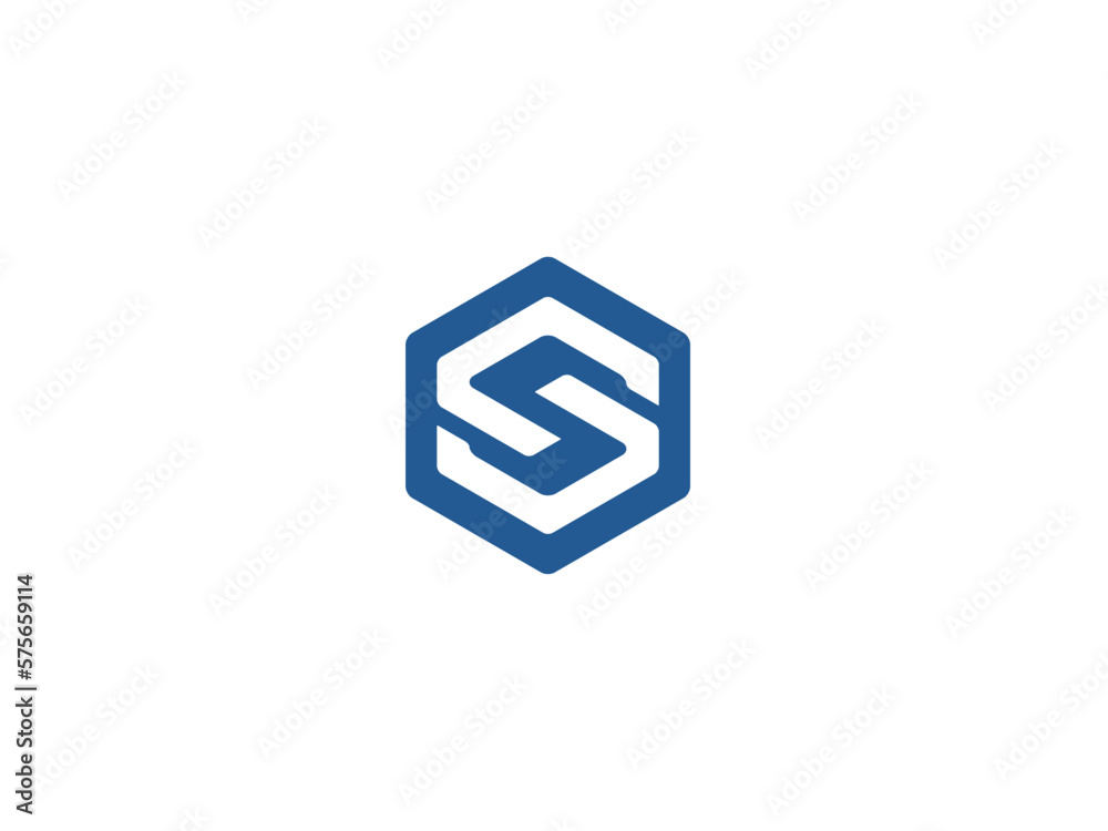 Fototapeta premium Letter S logo icon design template elements