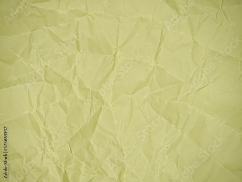 Yellow Crumpled Stationary for Background