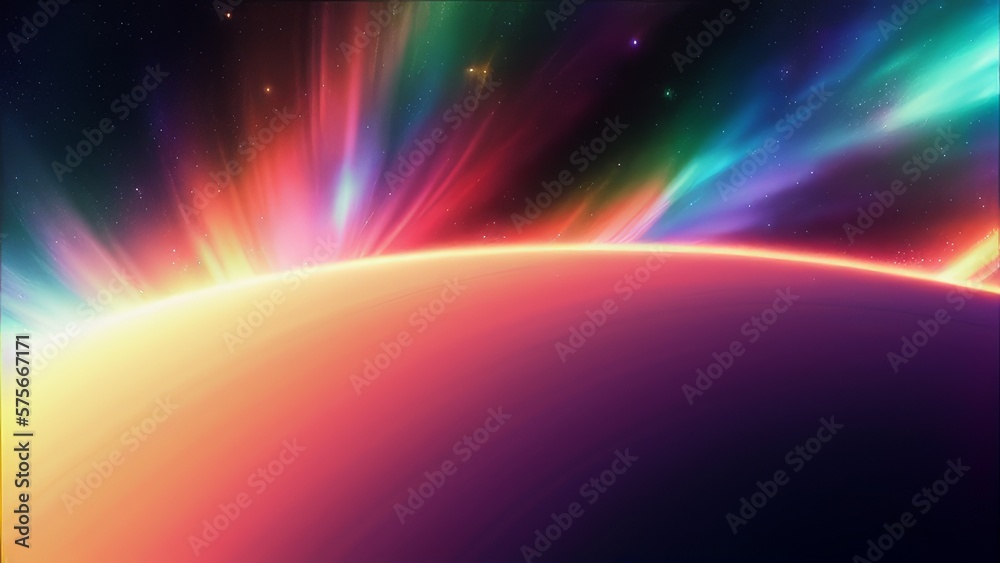 beautiful colorful galaxy space background Generative AI beautiful colorful galaxy space background Generative AI
