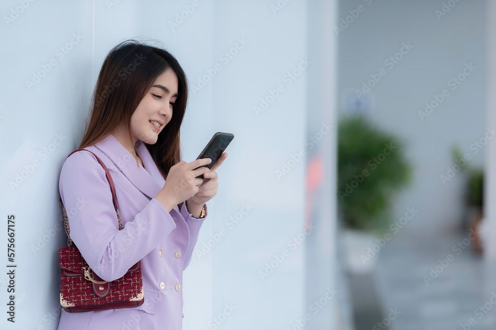 Portrait of beautiful asian business woman at the park,Wear mask for protection covid-19 Portrait of beautiful asian business woman at the park,Wear mask for protection covid-19