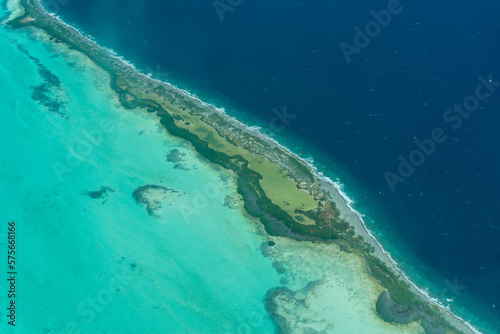 Los Roques archipelago in Venezuela, paradise beaches, light blue beaches, horizontal photo