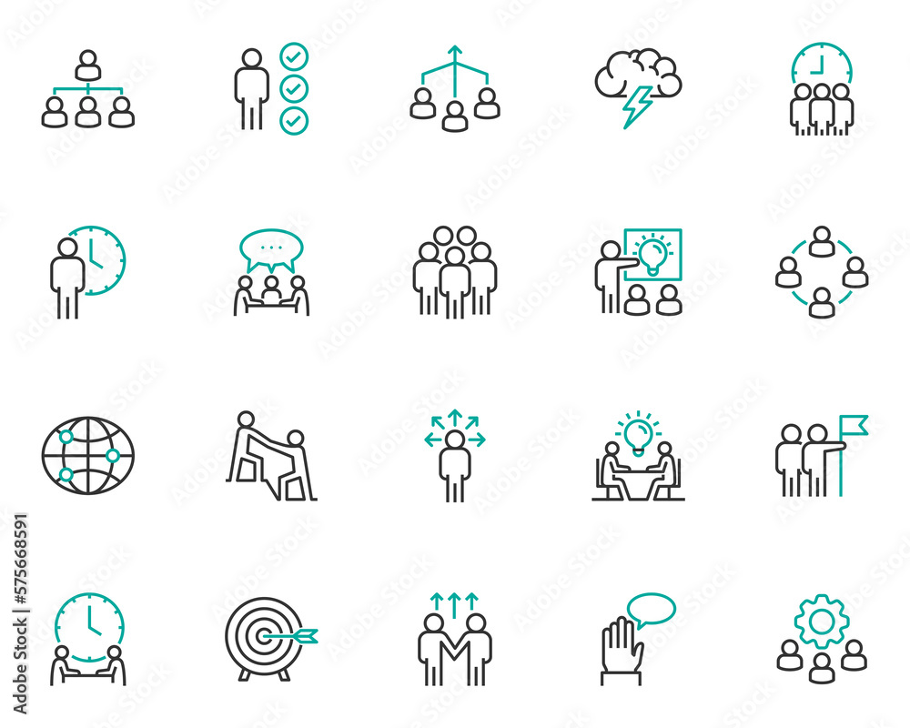 set of business people icons, teamwork, work, meeting, set of business people icons, teamwork, work, meeting,