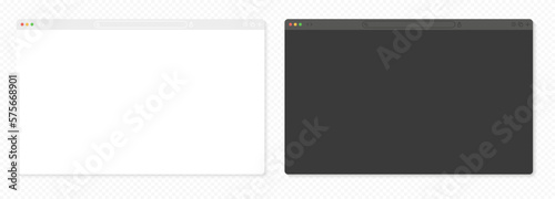 Browser window interface. Website template. Web page mockup. Search system interface. Web browser interface. Empty browser window. Vector graphic