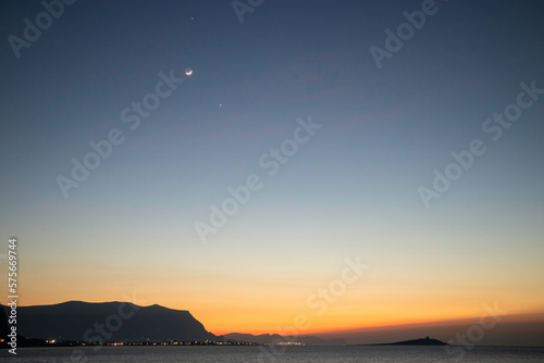 Congiunzione luna venere giove