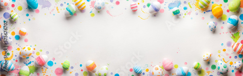 Watercolor easter eggs