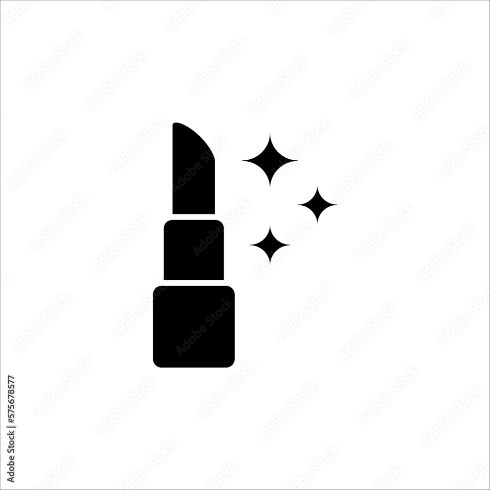 lipstick icon. Women's things element. simple icon for websites, web design, mobile app, info graphics on white background lipstick icon. Women's things element. simple icon for websites, web design, mobile app, info graphics on white background