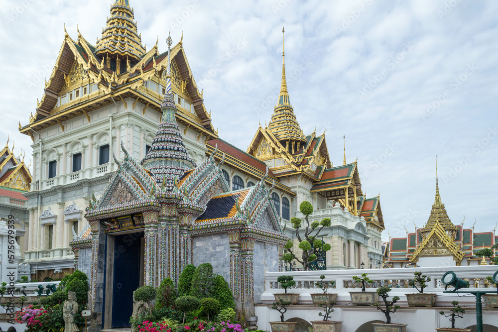 Chakri Maha Prasat Hall in the Grand Palace in Bangkok, Thailand.