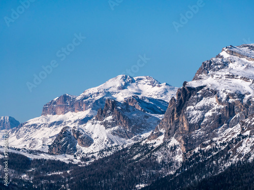 Faloria veduta delle Tre Cime di Piz Boè e del Lagazoi photo