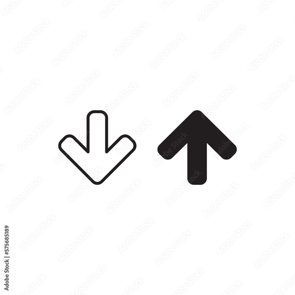 Arrow up and down icon Arrow up and down icon