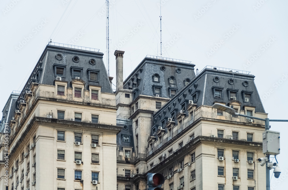 Some old buildings in downtown Buenos Aires.