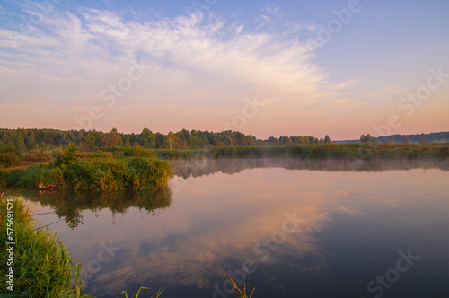 Fototapeta Naklejka Na Ścianę i Meble -  morning on the lake