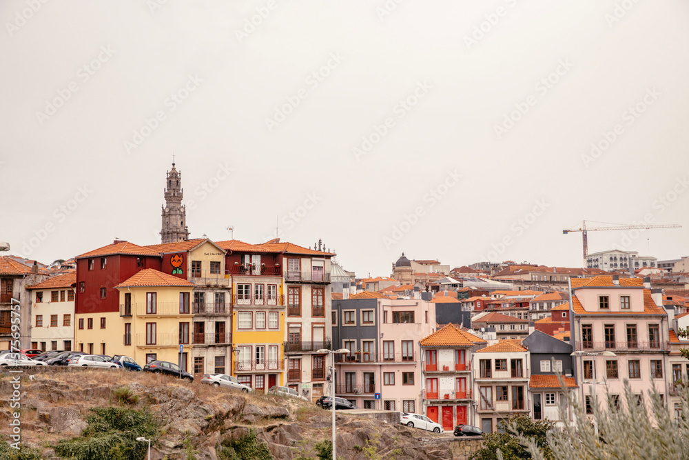 view of the town of porto 
