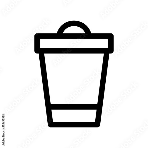 garbage icon or logo isolated sign symbol vector illustration - high quality black style vector icons
