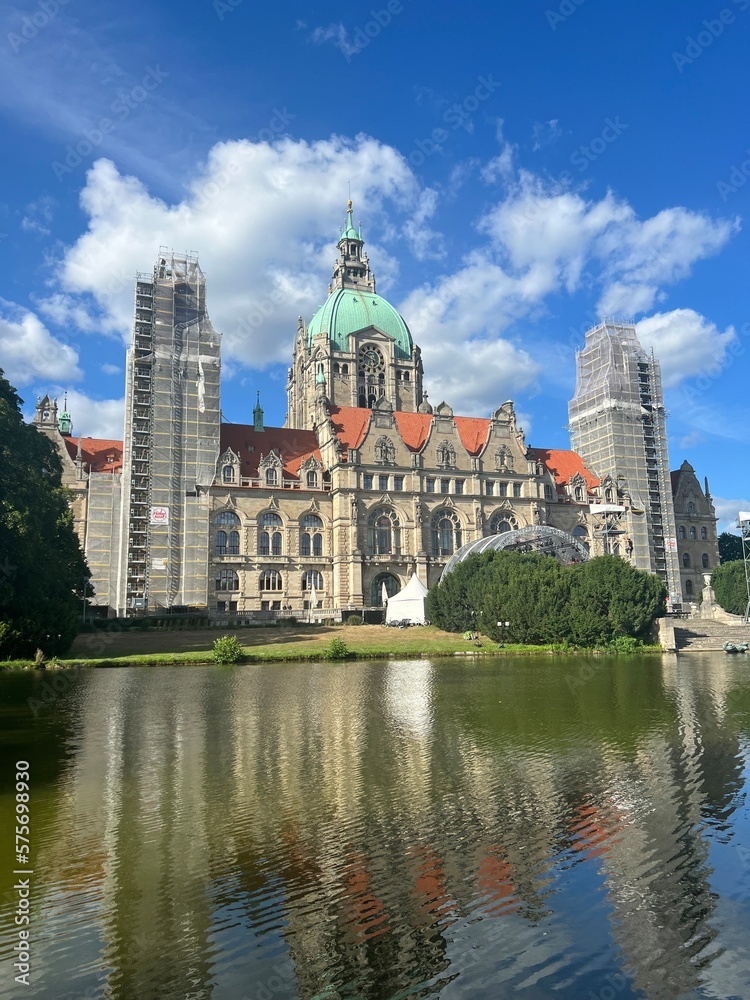 Fototapeta premium Panorama New Town Hall Hannover
