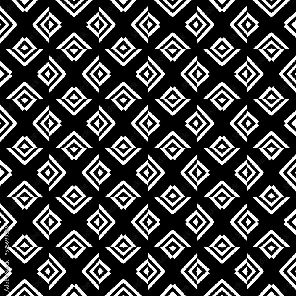 Seamless repeating pattern.Black and
white pattern for decor, textile ,fabric,wallpapers and backgrounds. Seamless repeating pattern.Black and
white pattern for decor, textile ,fabric,wallpapers and backgrounds.