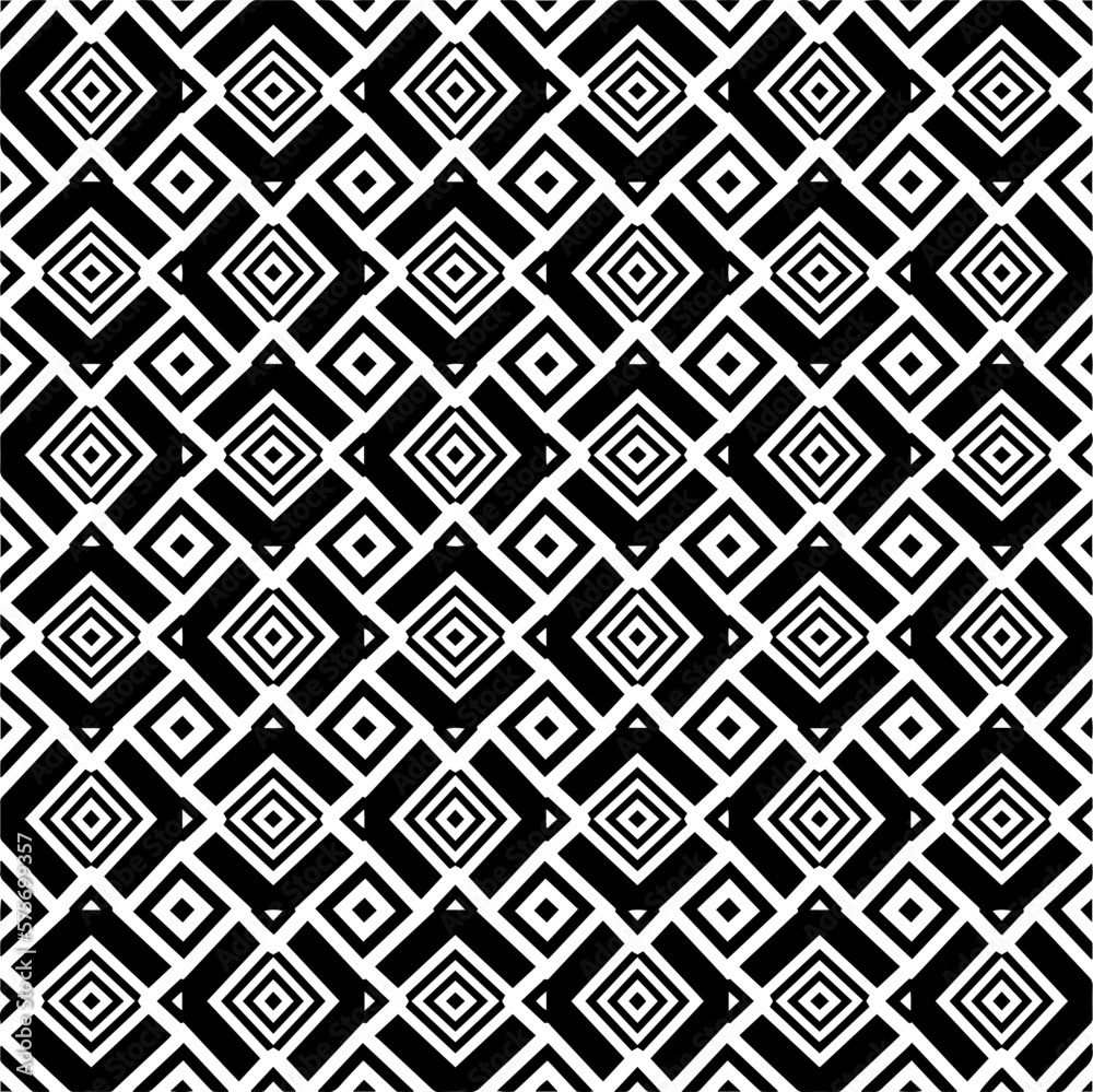 Seamless repeating pattern.Black and
white pattern for decor, textile ,fabric,wallpapers and backgrounds. Seamless repeating pattern.Black and
white pattern for decor, textile ,fabric,wallpapers and backgrounds.