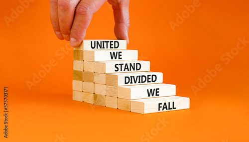 Fotografie United or divided symbol